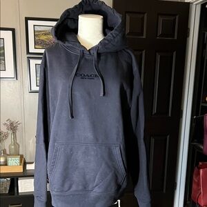 Coach Men's Dark Blue Hoodie
